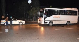 Çubuk’ta Jandarma Otobüsleri Denetledi