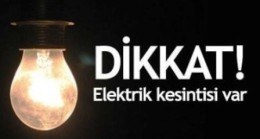 Çubuk’ta Çarşamba Günü Elektrik Kesintisi