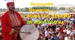 3. Akkuzulu Domates Şenliği Yapılacak
