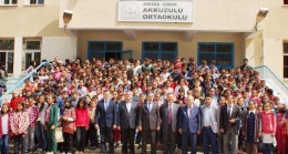 Devlet Erkanı Akkuzulu’da Karne Töreninde