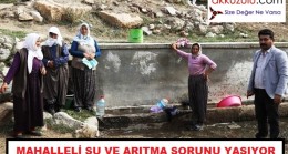 Mahalleli su ve arıtma sorunu yaşıyor