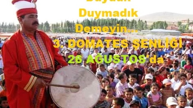 3. Akkuzulu Domates Şenliği Yapılacak