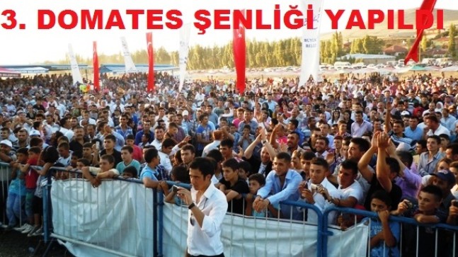 3.Domates Şenliği Yapıldı