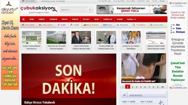 Çubuk Aksiyon Haber Yeni Yüzüyle Sizinle