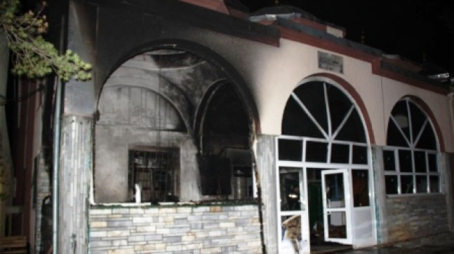 Yenice de Cami Yangını