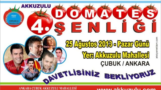 Domates Şenliği Heyecanı Başladı