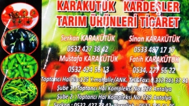 Karakütük Kardeşler Tarım Ürünleri Ticaret