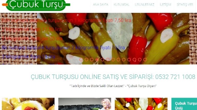 Ankara Çubuk Turşu Satışı Başladı