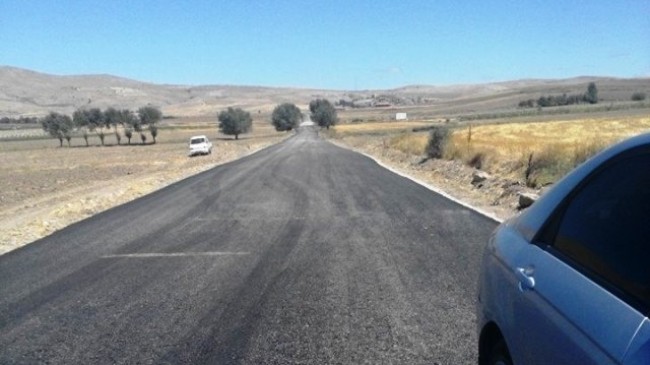 Akkuzulu ile Cücük Arası Asfaltlandı