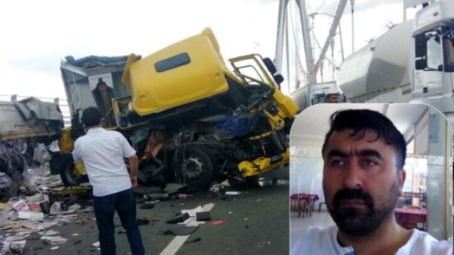 TIR Şoförü Mustafa Demir Köprüde Hayatını Kaybetti
