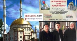 Akkuzulu da yeni yapılan Yıldırım Beyazıt Camii açılıyor