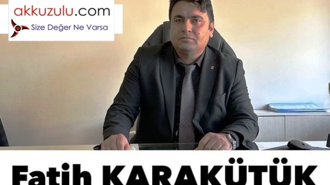 Çubuk İlçe Eğitim Şube Müdürü Fatih Karakütük oldu